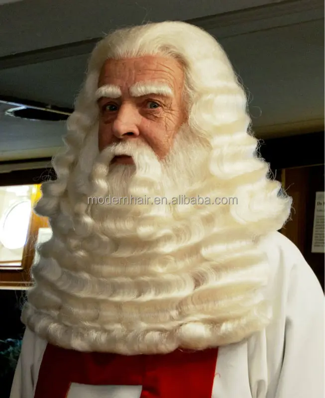 high quality santa beard and wig