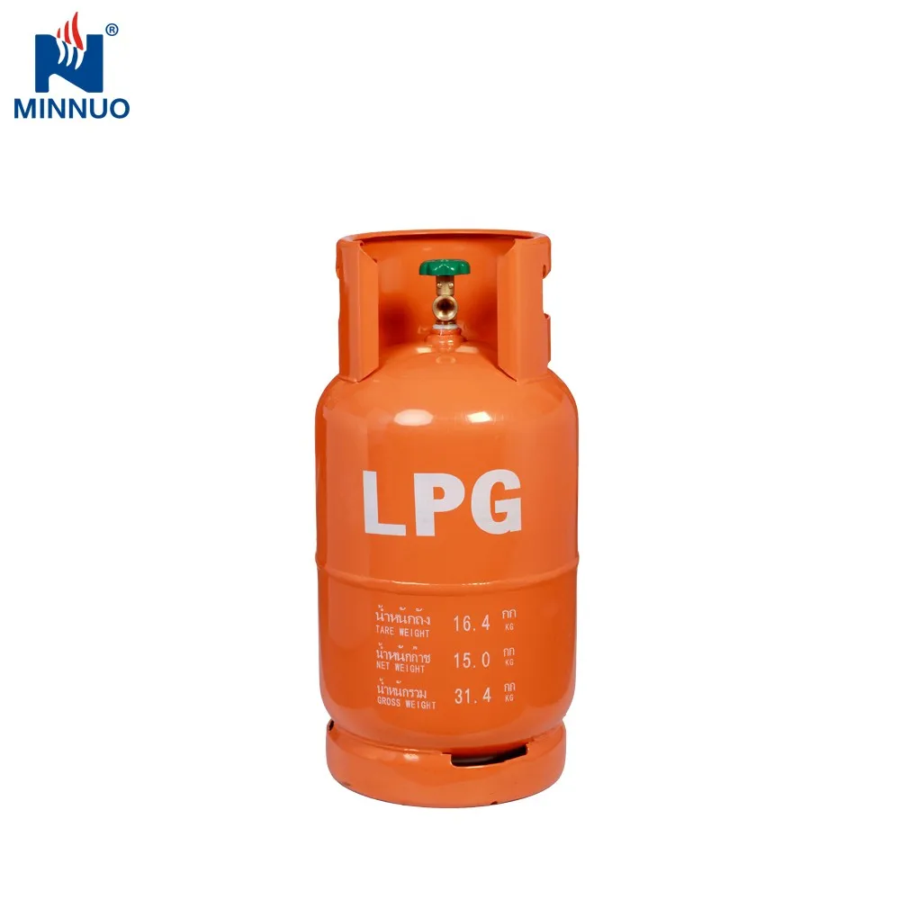 Empty Welded Steel Kg Lpg Gas Cylinder Propane Tank Bottle For Pakistan With Valve For Home