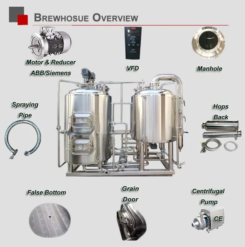 Brewhouse With Mash Tun Lauter Tun And Boiler For Brewery Factory Buy