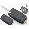 VW Flip Folding Replacement 4 Button Key Shell Case Fob For VW Passat Jetta key blank