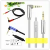 Aux Cord Audio Cable 3.5mm Headphones Cable With Mic In-Line Volume for Beats, iPods, iPhones, iPads,