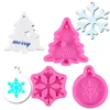 fondant tools cake decorating silicone christmas ornaments mold for hanging