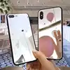For I Phone 8 7 Plus Mobile Phone Case Newest 2019 Cute Women Makeup Glitter Design Selfie Shockproof Light Mirror Phone Case