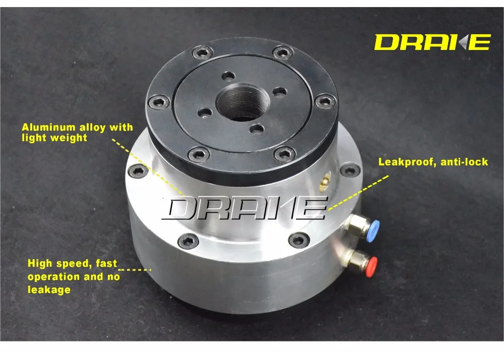 Rotary Throughhole Air Operated Pneumatic Air Cylinders For Hollow Spindle Lathe Buy Rotary
