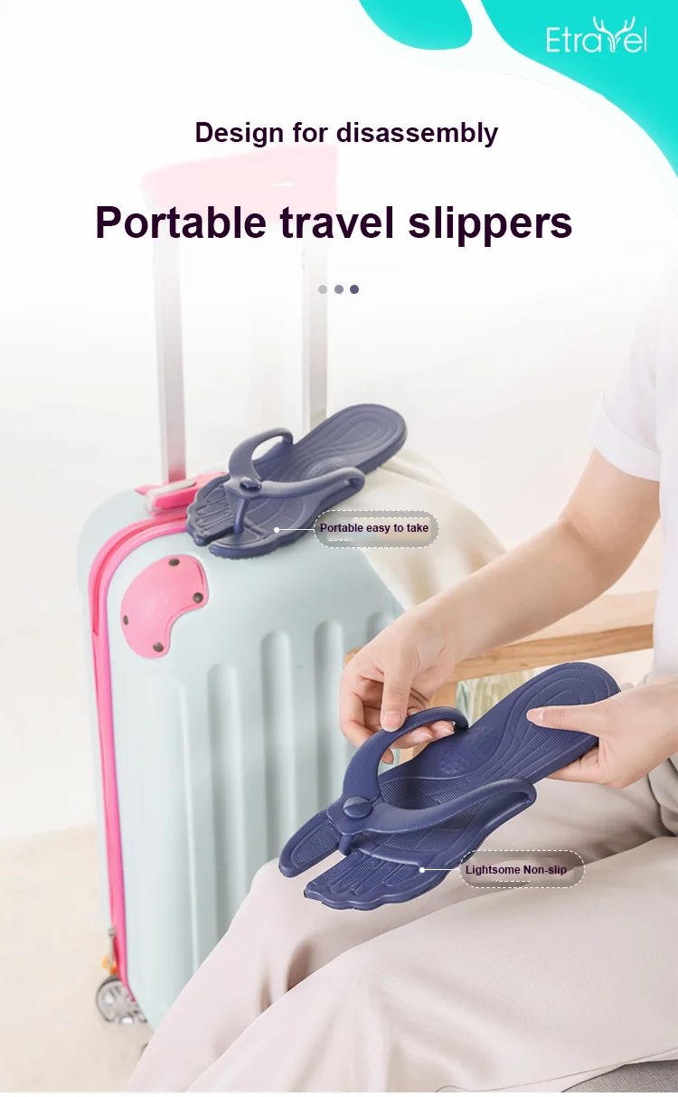foldable slippers for travel