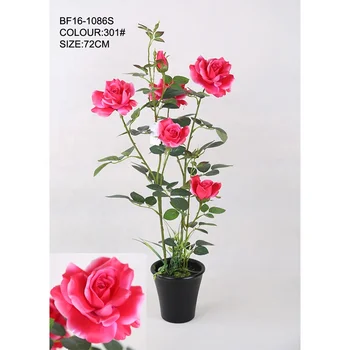 big artificial roses