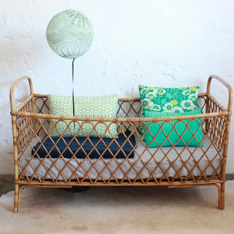 vintage cane bassinet