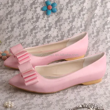 flat pointed wedding shoes