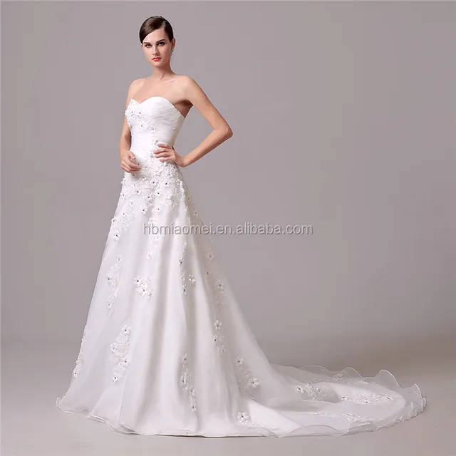 The Waist Band Elegant Wedding Dress Off Shoulder Backless Fish