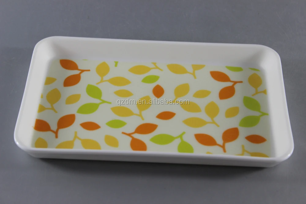 21.5x14cm Melamine Rectangle Small Tray(Frosted Surface)