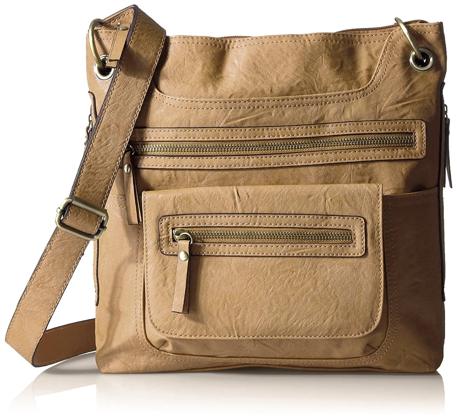 tan designer crossbody