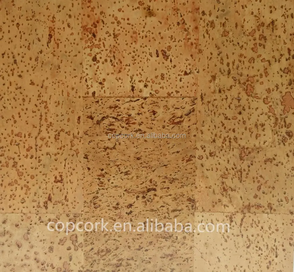
Natural cork flooring for better feel 