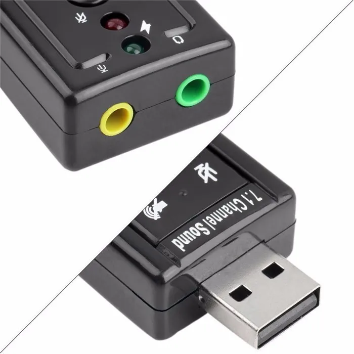 1 声卡电脑笔记本外置 usb 声卡