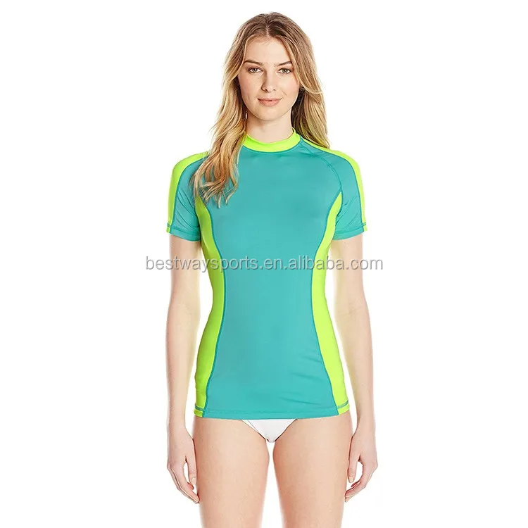New Arrival Lady Sexy Photo English Uv50+ Women Rash Guard Shirt Custom Printed Rash Guard Buy