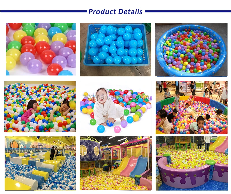 Wholesale Dia.8cm Plastic Inflatable Ball Pits For Ball Pool Buy