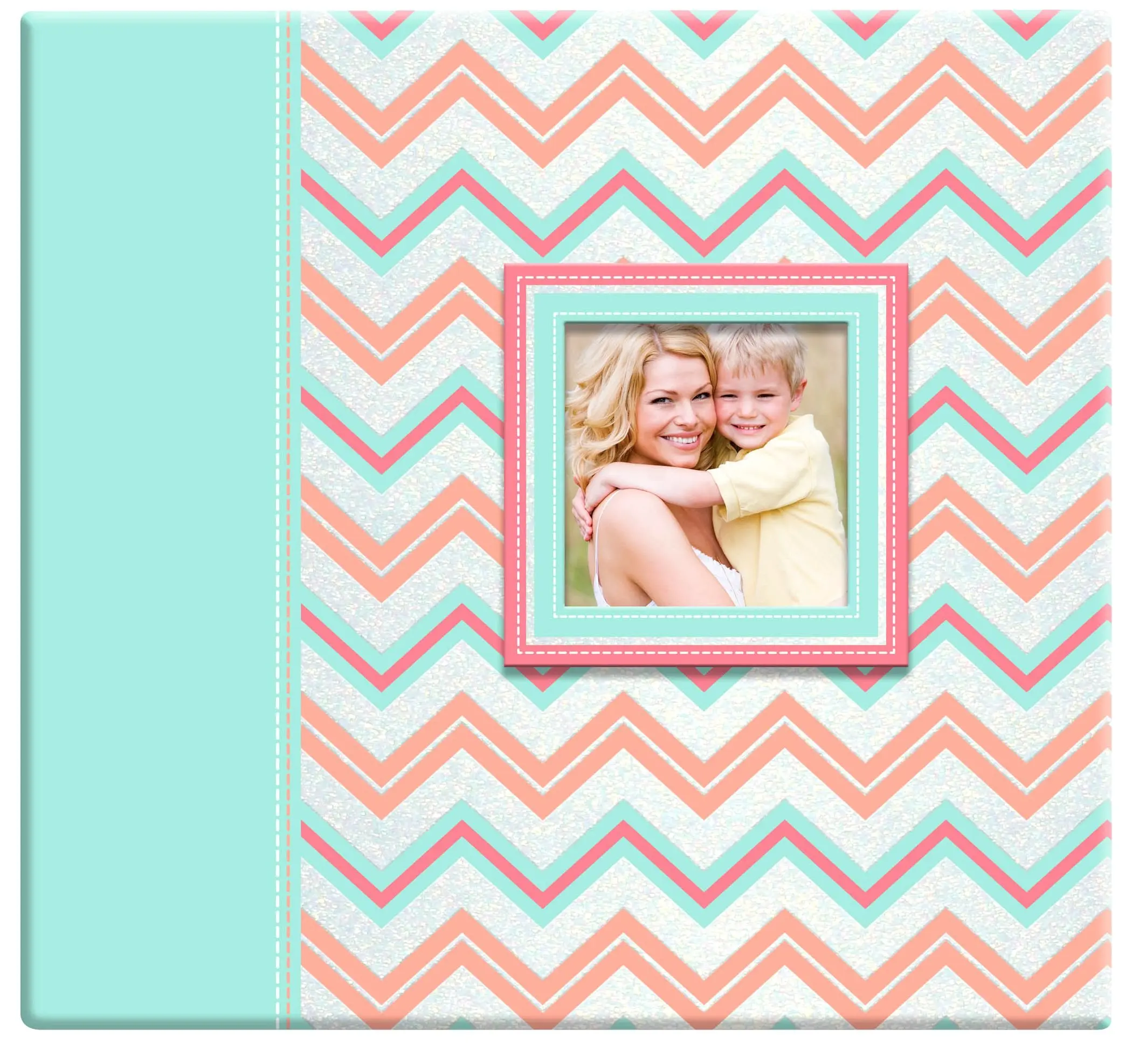 Colorbok Glitter Post Bound Album Pink 12 by 12