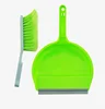small broom comb teeth and brush dustpan set
