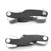 2018 New arrival custom logo compact smart carbon fiber key holder organizer