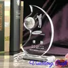 Sports Man Crystal Diamond Trophy For Corporate Award Gift