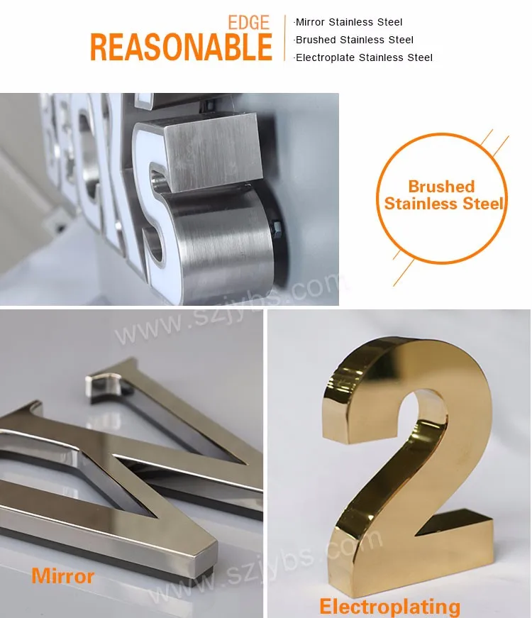metal letter