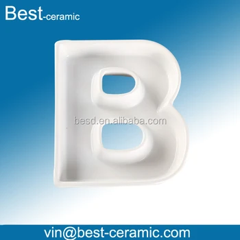 Handmade Alphabet Letter Ceramic Plate For Candy Snack A To Z Buy Plate Letter Dishes Dishes Plate Product On Alibaba Com