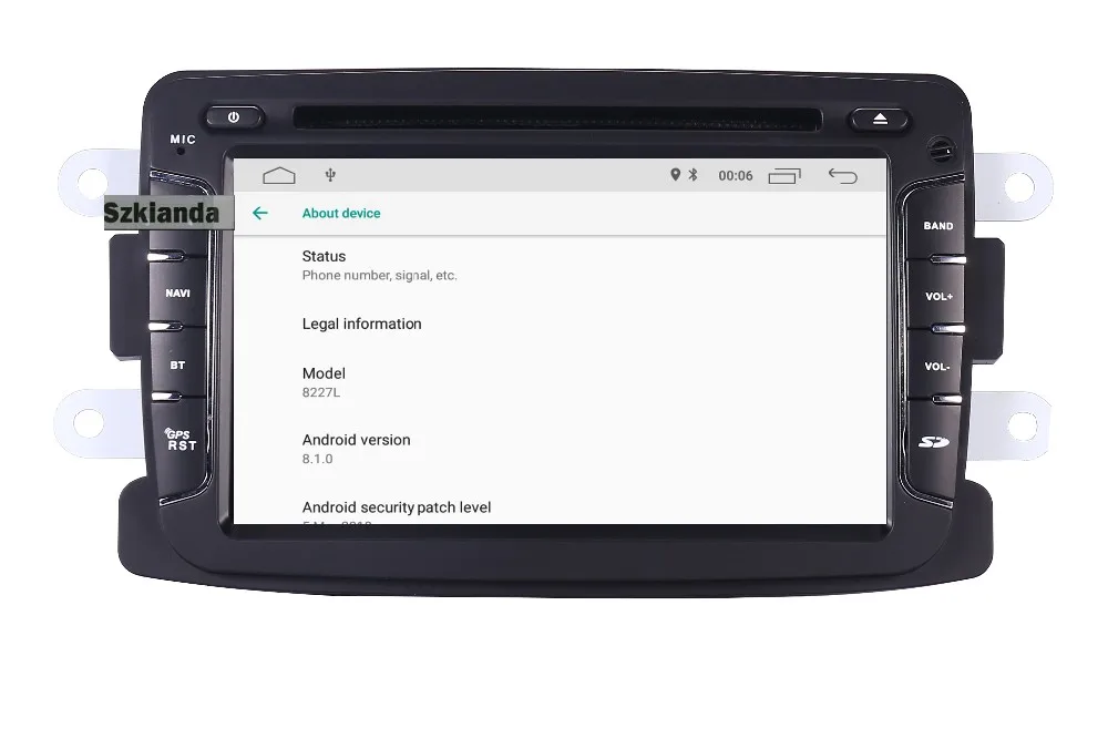 Top 7"android 8.1 car gps navigation For Renault Duster Dacia Sandero Capture Lada Xray 2 Logan 3G WIFI bsd radio stereo multimedia 13