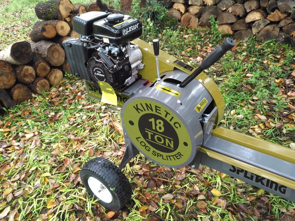 18 Ton Rapid Wood Splitter Dual Flywheel Log Splitter Wood Cutting