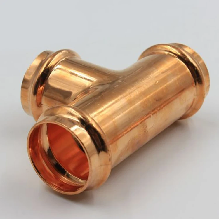 Copper Tee Press Plumbing Tube Pipe Fitting