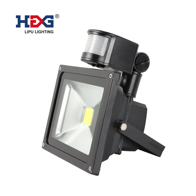 Outdoor 20w High Power Pir Led Flood Light With Remote Control Motion Sensor