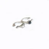 Fashion black/white cz stone jewelry wholesale clip on earrings without piercing