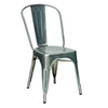 Modern Retro Metal Stackable Restaurant Furniture Industrial Cafe Chair