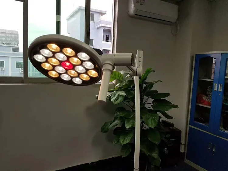 Mobile LED examination light in hospital ceiling exam lamp