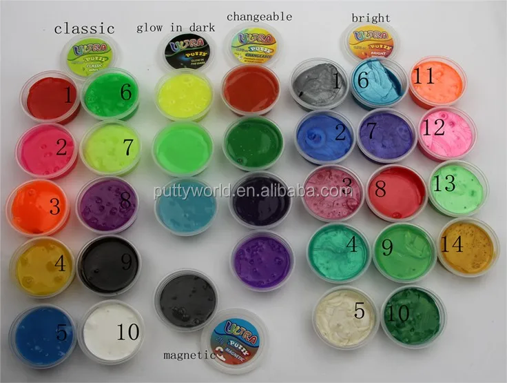 Christmas gift changeable silicone putty toys for kids