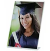 Multi-size cheap acrylic bent easel photo frame picture frame for college home wedding art