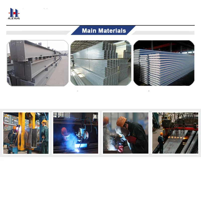 Q235 Q345B Grade and Frame Part Application high rise steel structure building