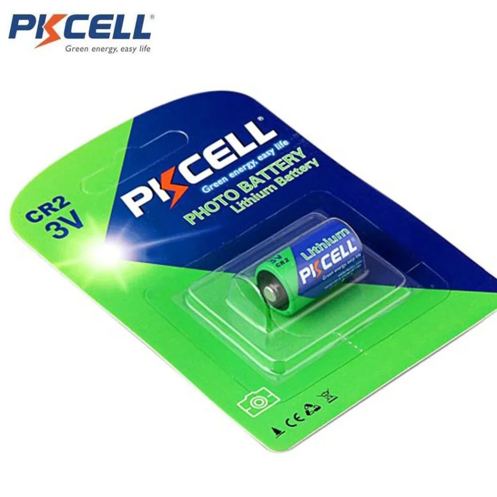 High Quality Pkcell 3.0v Cr2 Lithium Battery 850mah Cr14250 Cr15270 ...