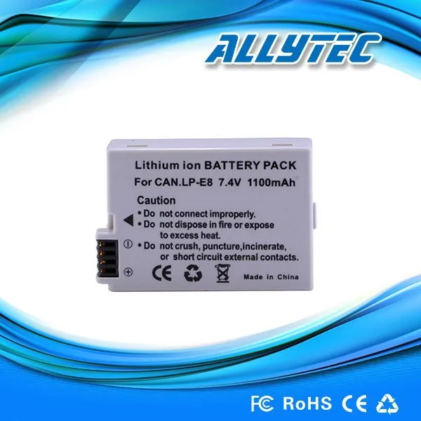 Replacement AAA Quality Batteries For Canon Digital Camera Battery pack lp-e8