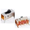 PCB Panel Mounted Vertical Slide Switches with 6 Pins DPDT Slide Switches SS-22H05