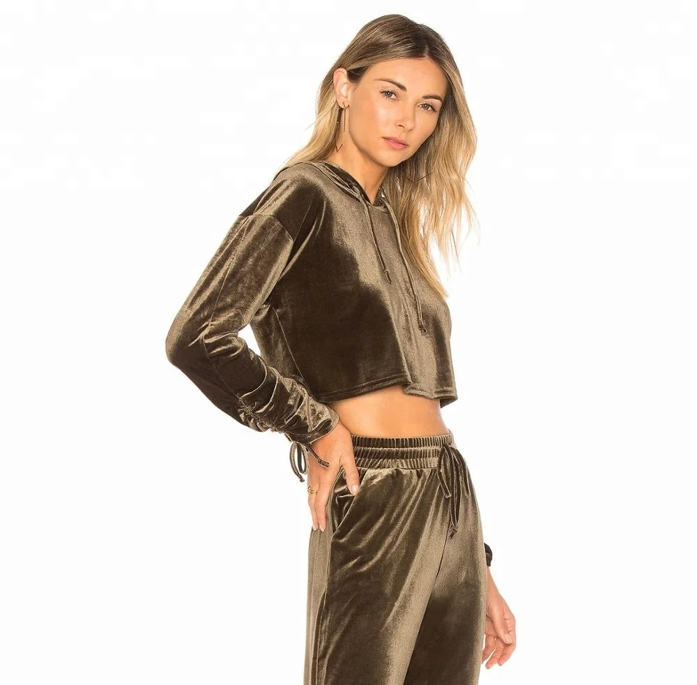 velvet sweatsuit womens