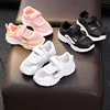 Children's non-slip soft bottom running shoes fashion baby breathable net surface sports shoes