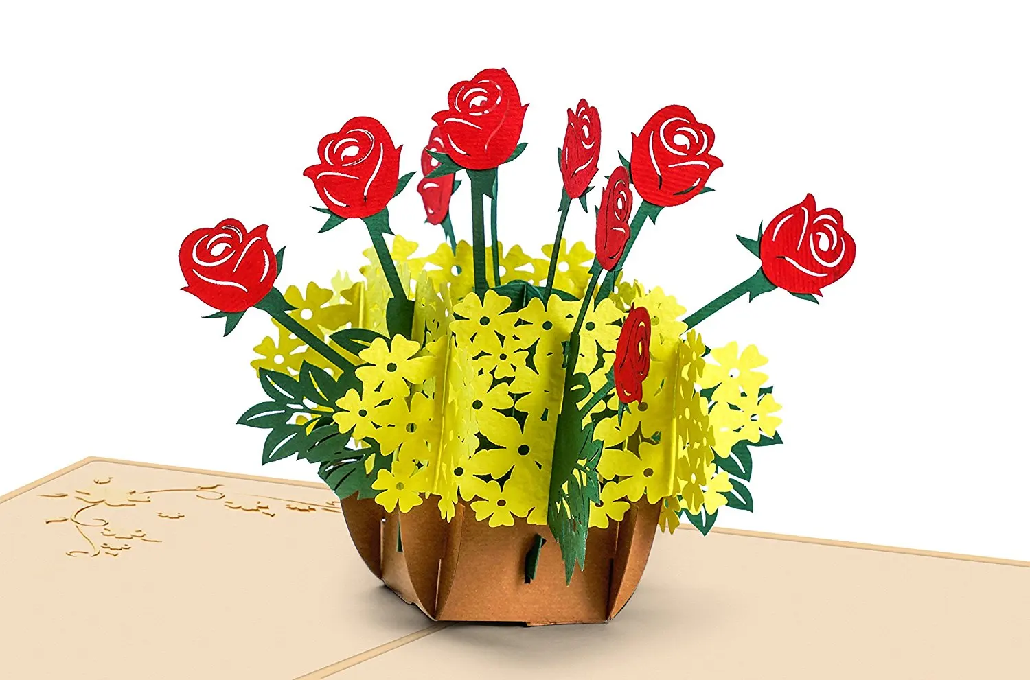Get Quotations C2 B7 Flower Basket Pop Up Card 3d Christmas Cards Mothers Day Card Springtime Get Quotations C2 B7 Flower Basket Pop Up Card 3d Christmas Cards Mothers Day Card Springtime