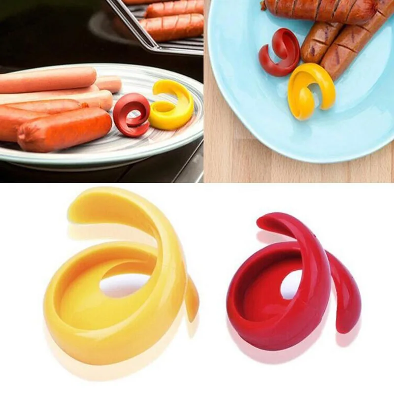 Auxiliary Gadget kitchen Cutting Sausage Cutter Spiral Manual Fancy Barbecue