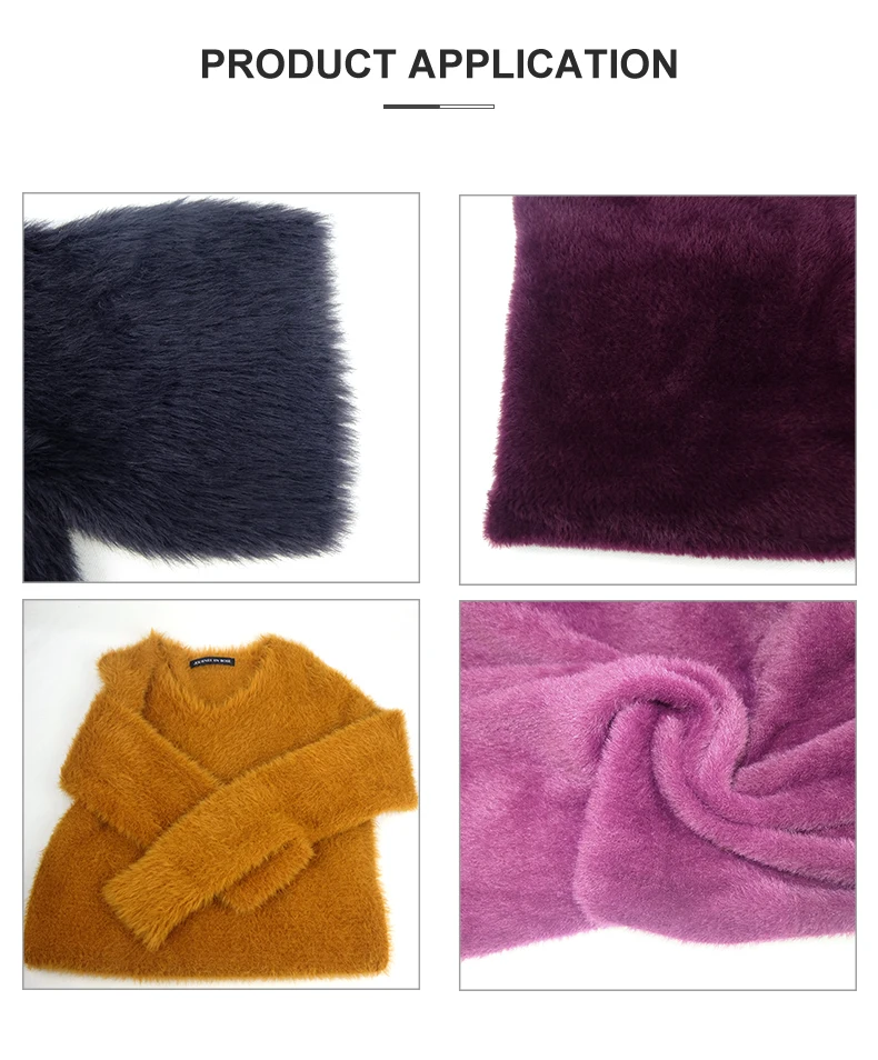 polyester feather yarn