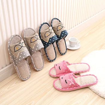 Boys And Girls Men Women Indoor Bedroom Linen Cute Cheap Slippers Buy Cute Bedroom Slippers Washable Indoor Slipper Cheap Bedroom Slippers Product