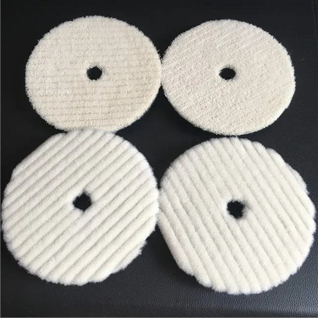 100% wool polishing pad