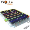 2017 popular professional indoor&outdoor games gymnastic trampoline park with ball pool,foam pit for sale