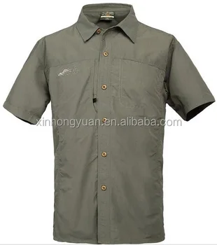 mens nylon short sleeve shirts