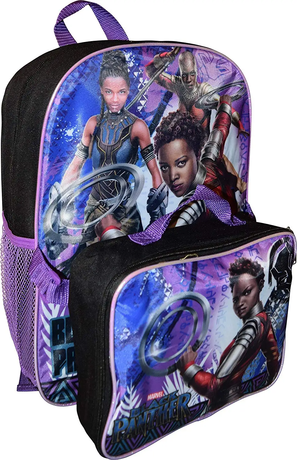 black panther bookbag and lunch box