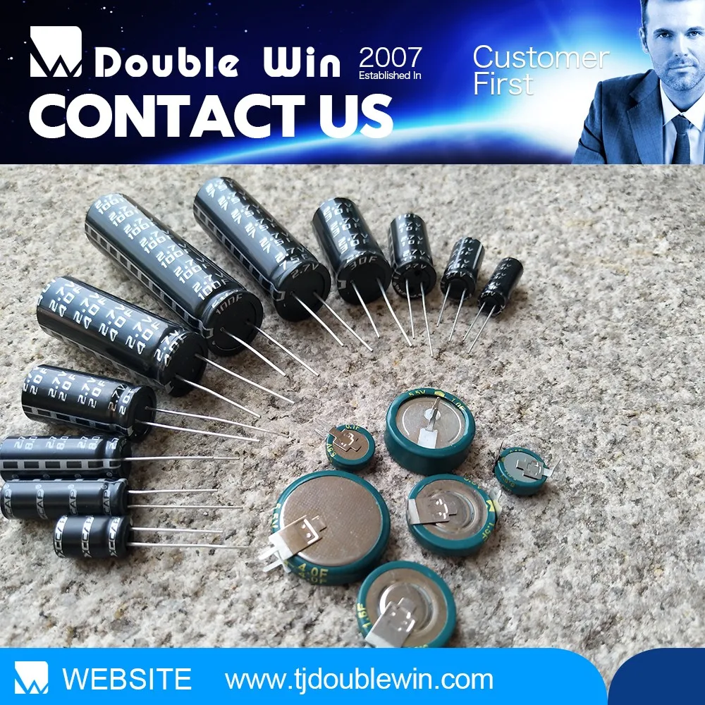 5v 1f coin v type ultra capacitor