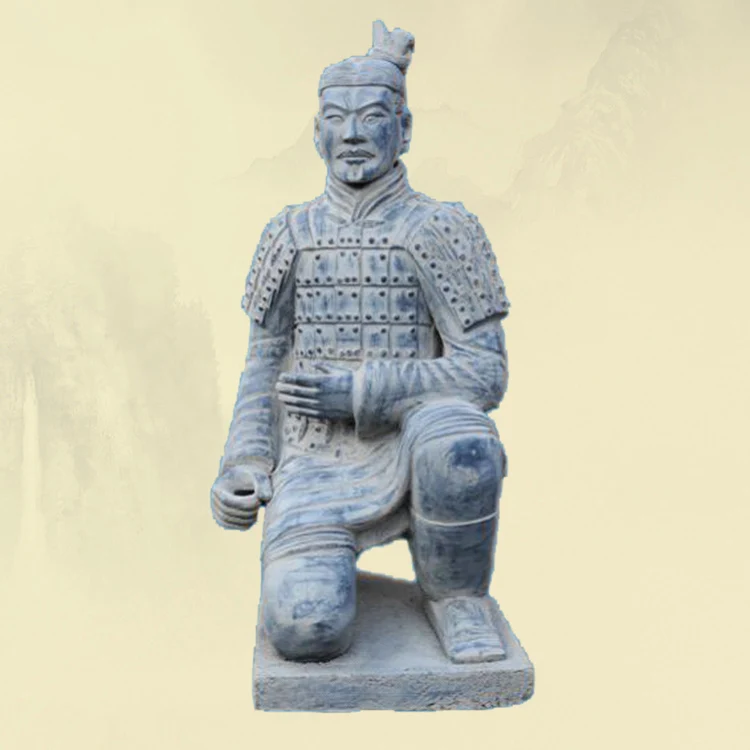生活大小家居装饰陶器工艺品兵马俑,中国古董瓷雕像